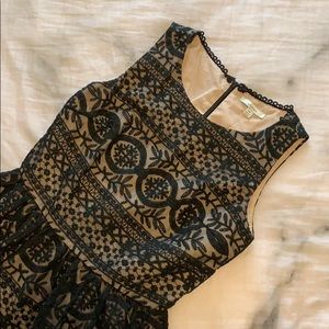 BLACK LACE SEMI-FORMAL DRESS